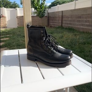 frye moto boots women